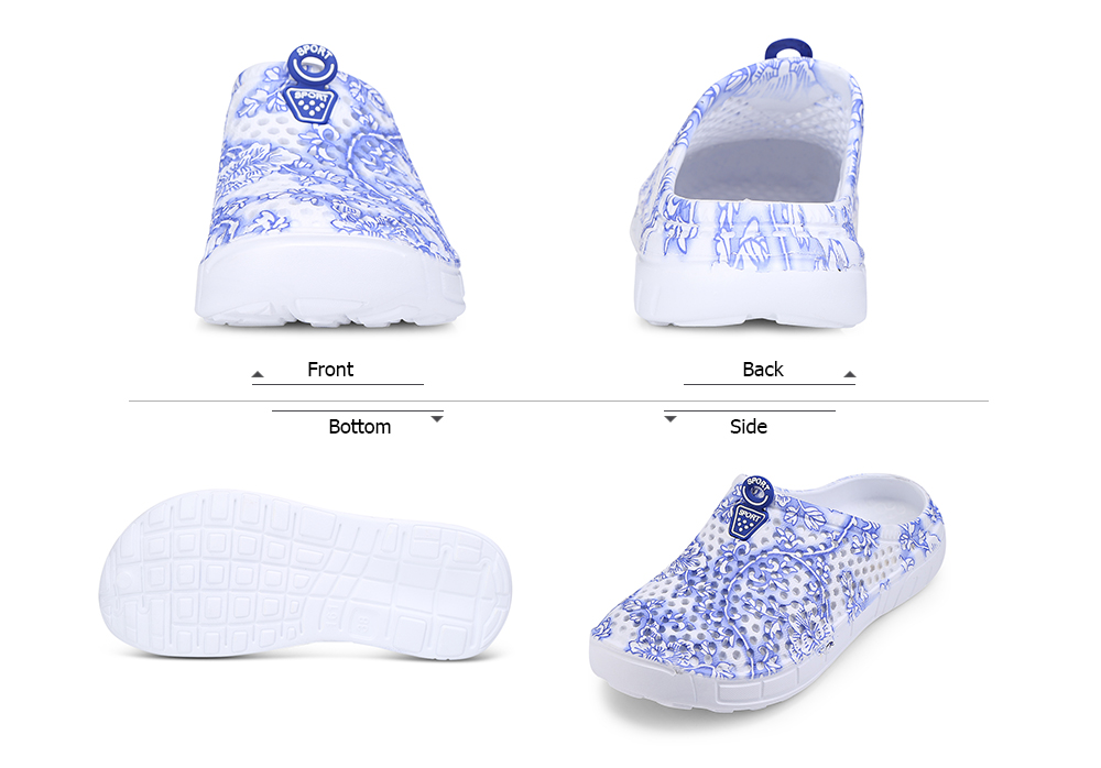 Women Hollow Slip-on Hole Slippers Garden Beach Shoes Outdoor / Indoor Sandals