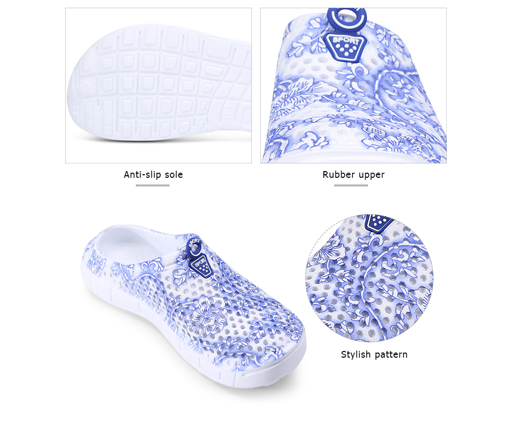 Women Hollow Slip-on Hole Slippers Garden Beach Shoes Outdoor / Indoor Sandals