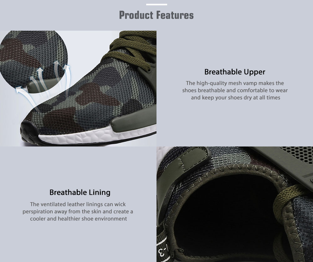 Fashion Mesh Fabric Breathable Leisure Sneakers for Men