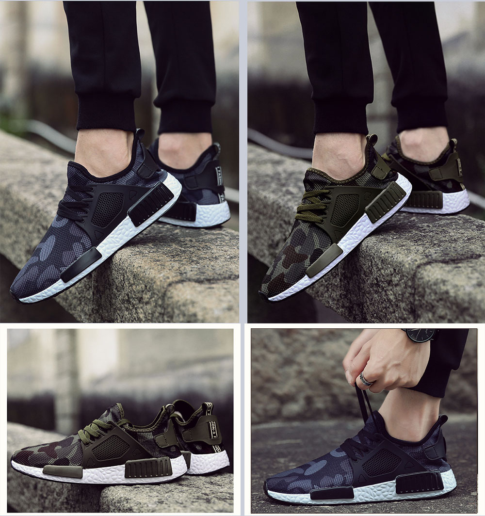 Fashion Mesh Fabric Breathable Leisure Sneakers for Men