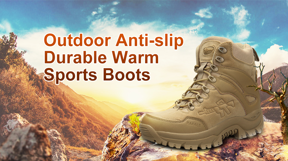 Outdoor Anti-slip Durable Warm Sports Boots for Men