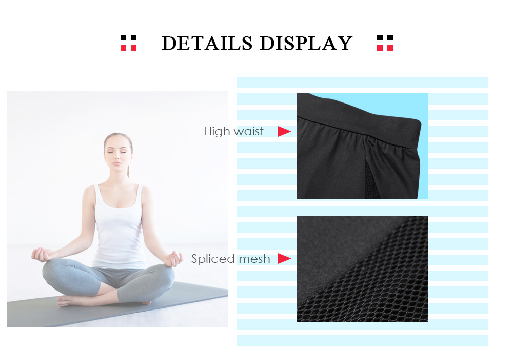 High Waist Spliced Mesh Color Blocking Skinny Women Yoga Pants