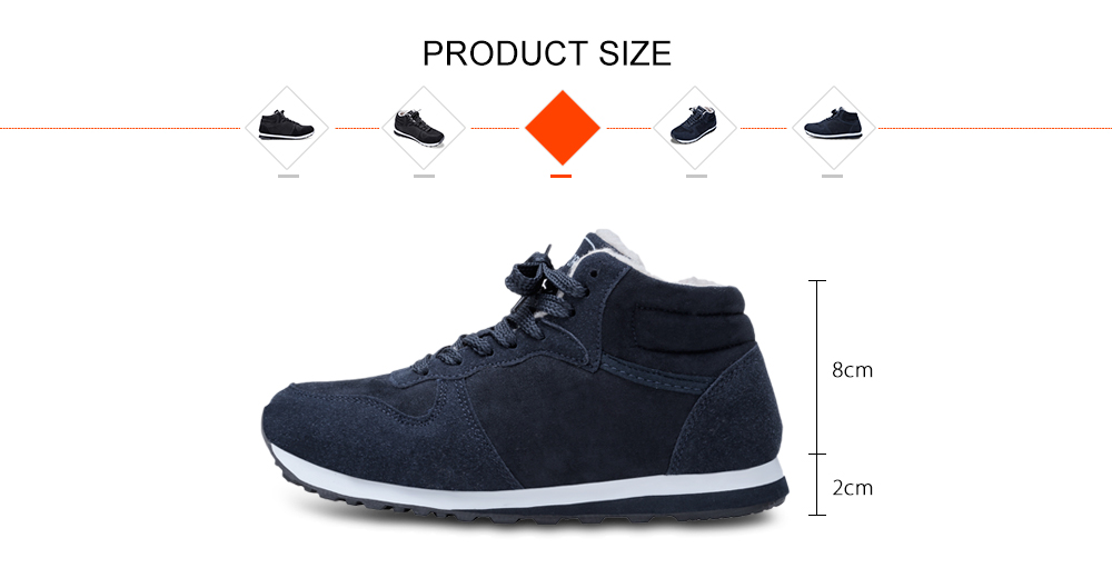 Outdoor Cotton Warm Sports Shoes Anti-slip Women Sneakers