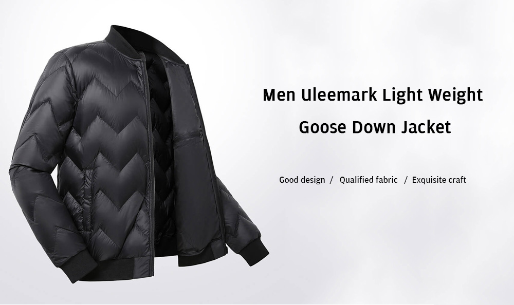 Uleemark Men Light Weight Goose Down Jacket from Xiaomi Youpin