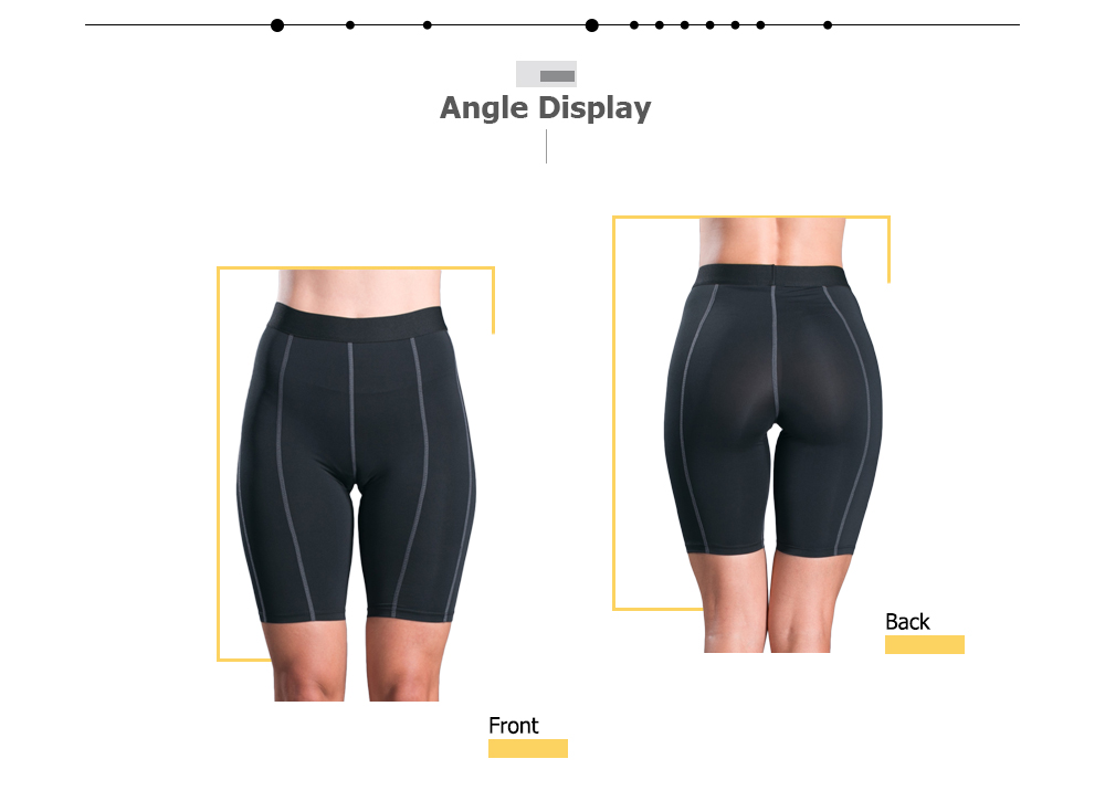 High Waist Skinny Elastic Strip Yoga Breathable Women Short Pants