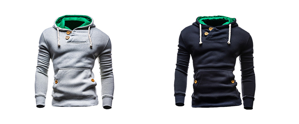 Men Hooded Hoodie Comfortable Long Sleeve