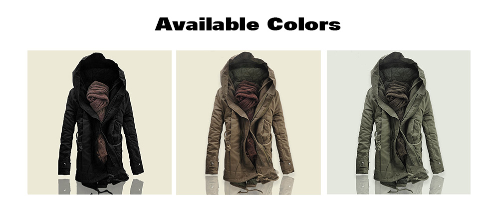 Men's Parkas Winter Cotton Warm