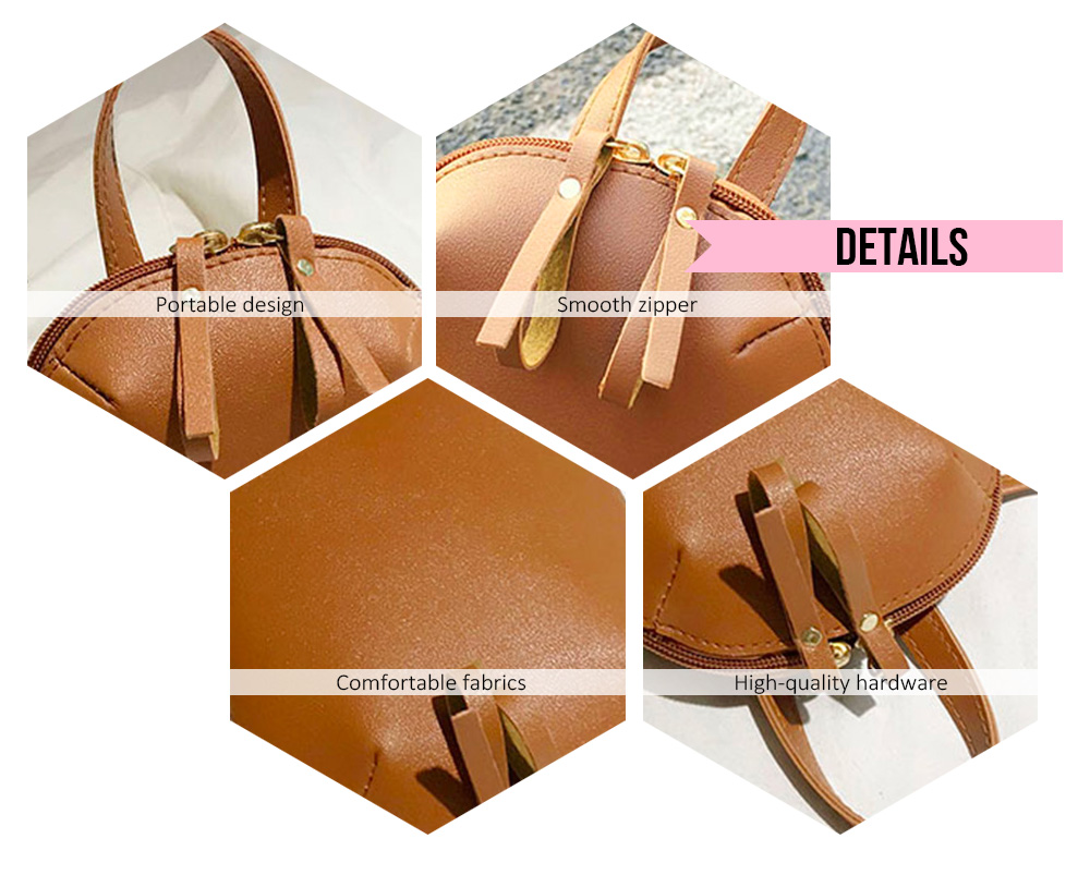 Guapabien Women Simple Portable Crossbody Bag