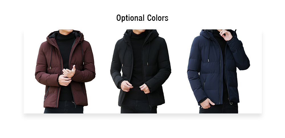 Men Fashion Trend Casual Down Coat