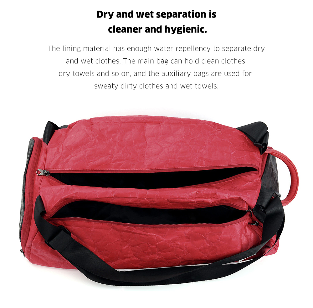 Xiaomi Youpin Men DuPont Paper Breathable Waterproof Gym Bag