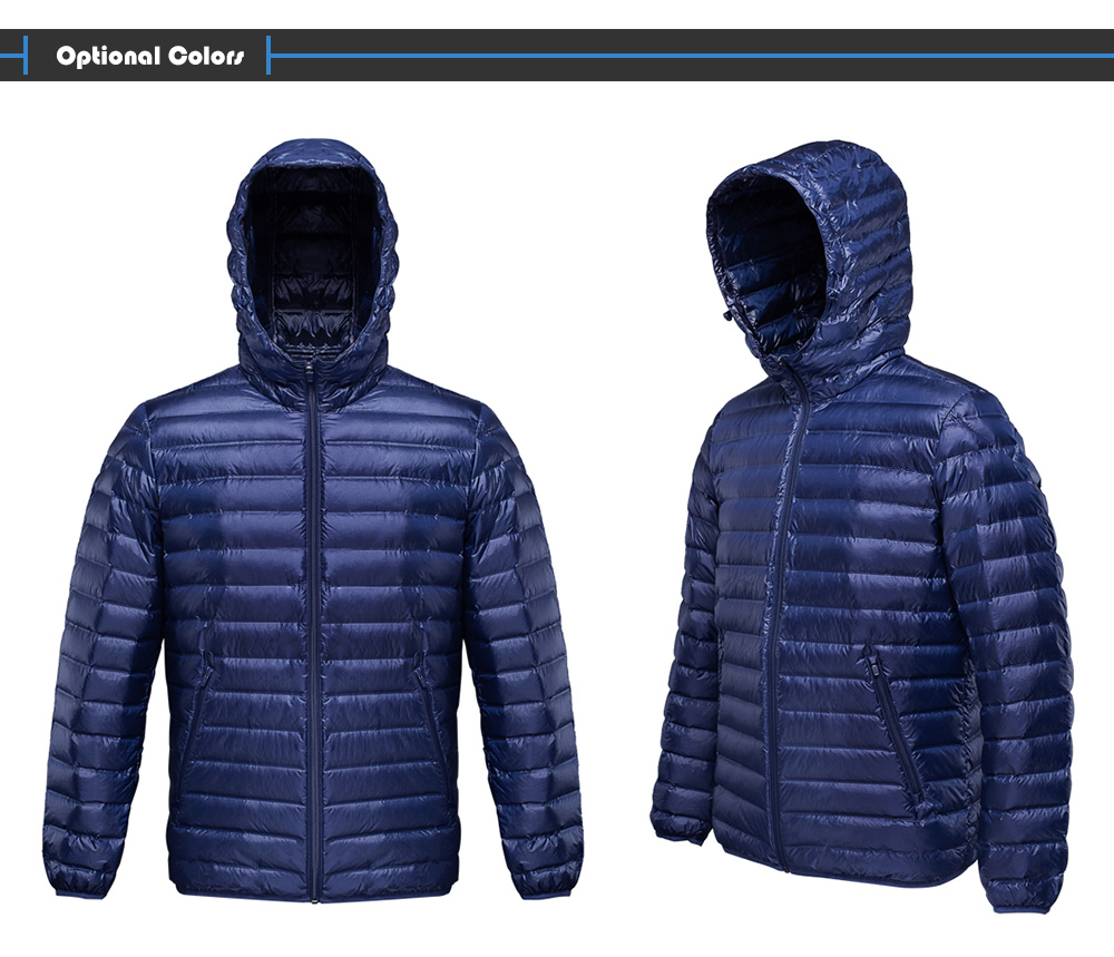 90FUN Lightweight Hooded Solid Color Down Jacket Coat from Xiaomi youpin
