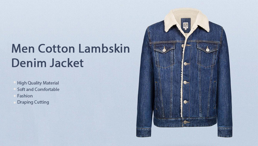 COTTONSMITH Lambskin Denim Jacket from Xiaomi Youpin