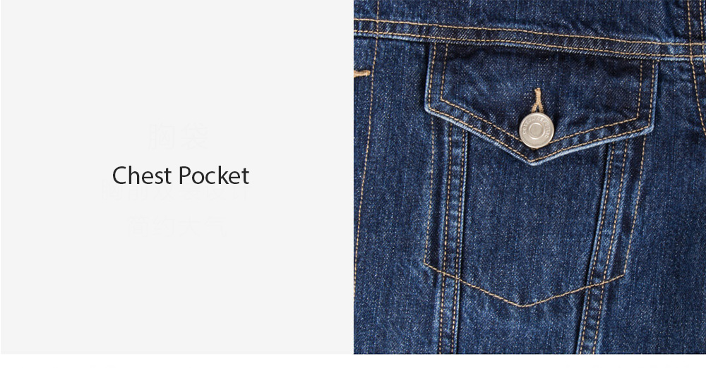 COTTONSMITH Lambskin Denim Jacket from Xiaomi Youpin