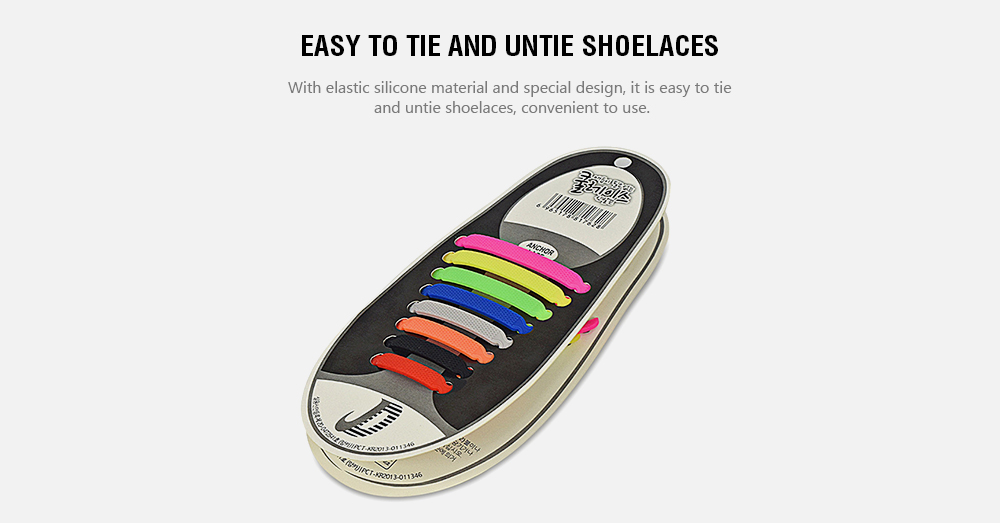 Outdoor Fashion Silicone Shoelaces