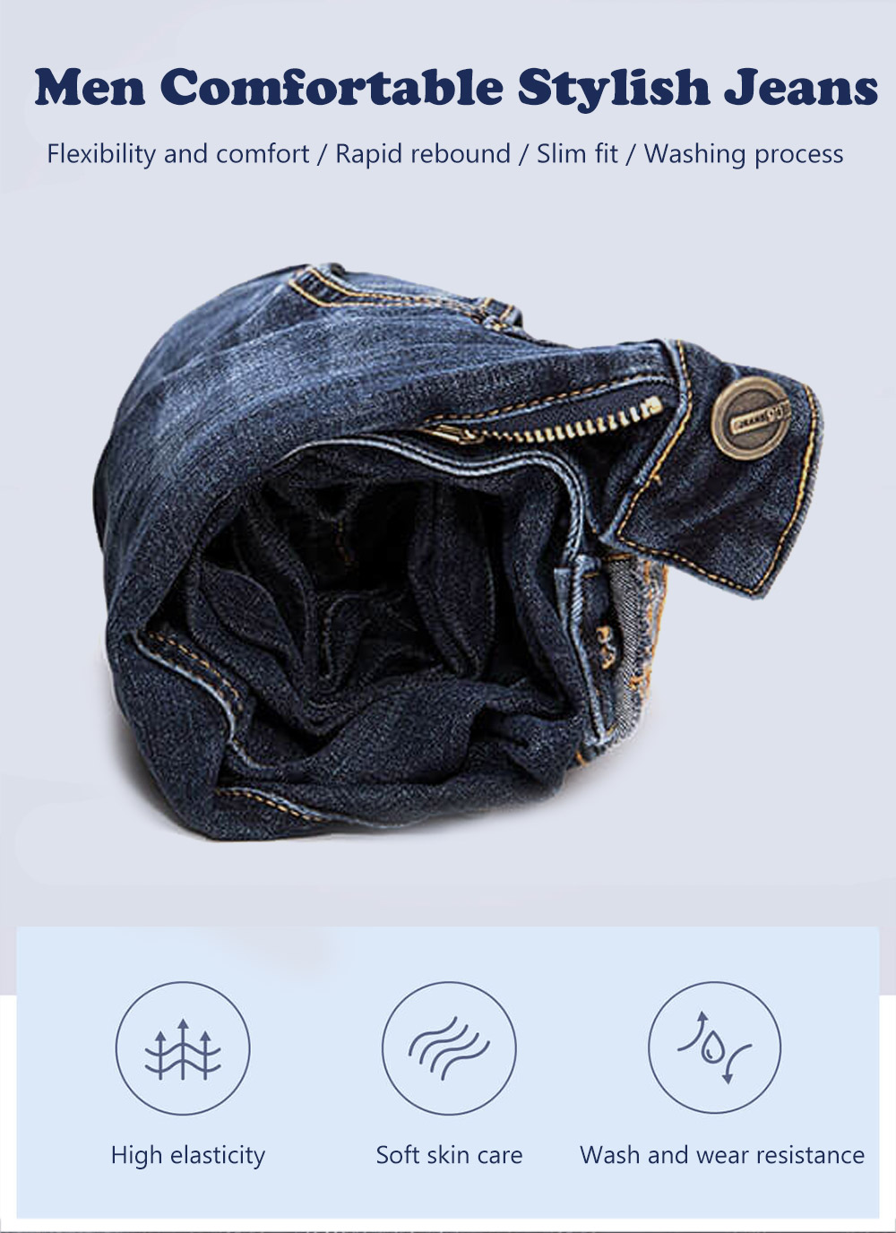 Men Comfortable Stylish Jeans from Xiaomi Youpin