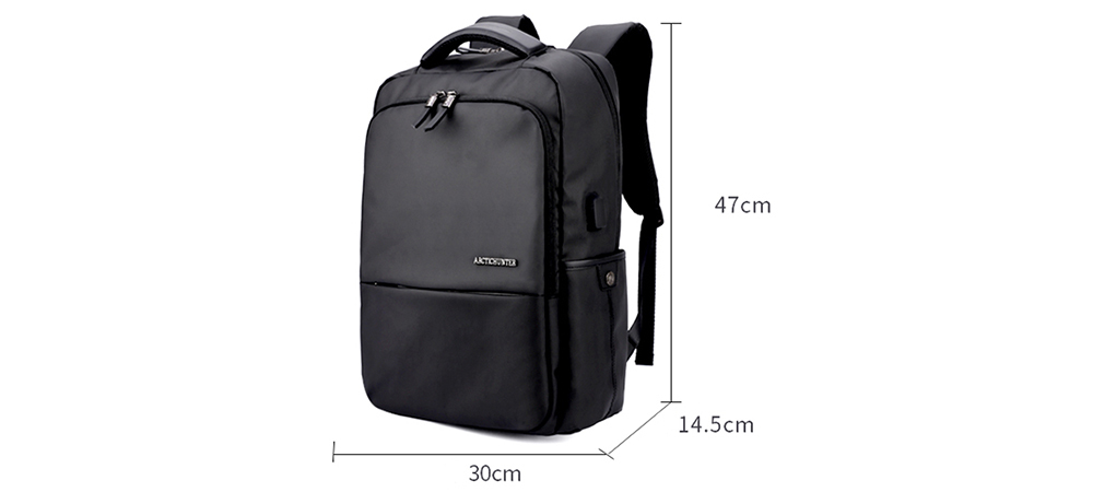 Arctic Hunter B0069 Casual Men's Oxford Cloth USB Rechargeable Backpack