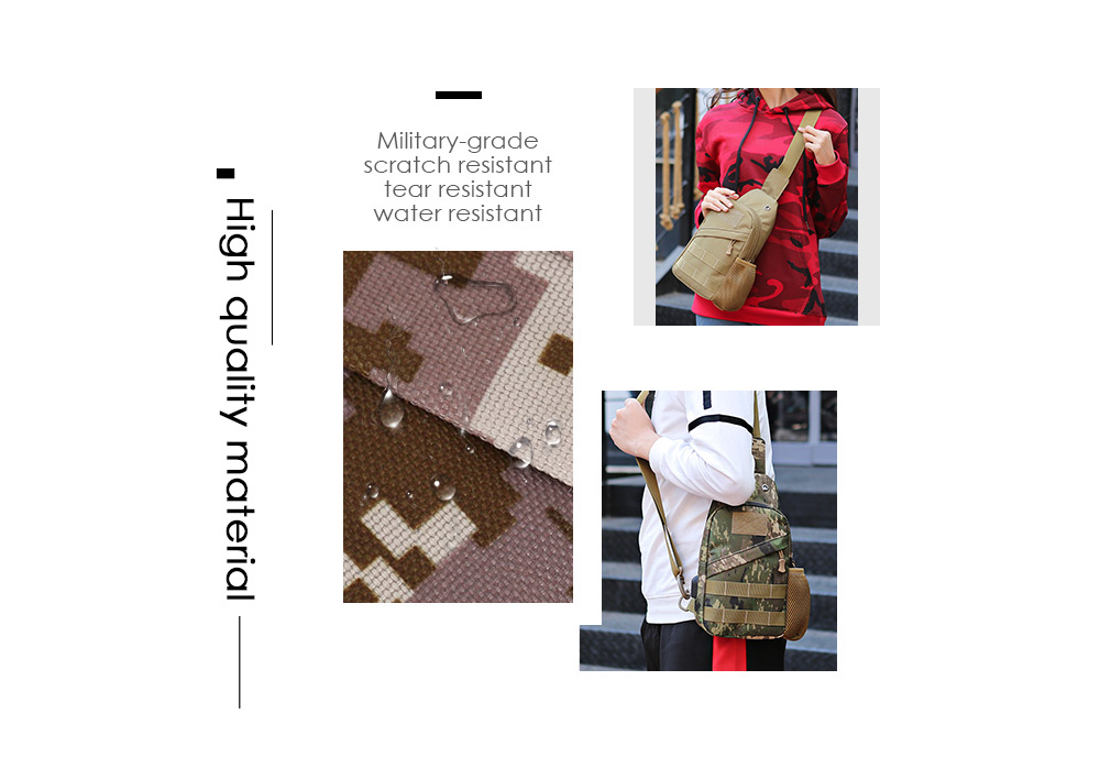 SOLDIERBLADE Multi-function Camouflage Outdoor Oblique Chest Single Shoulder Bag