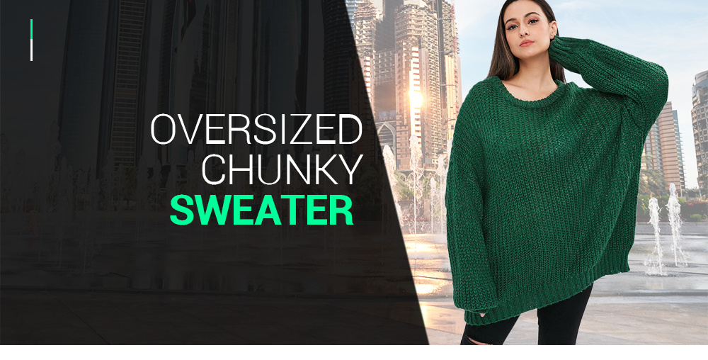 Plain Chunky Sweater
