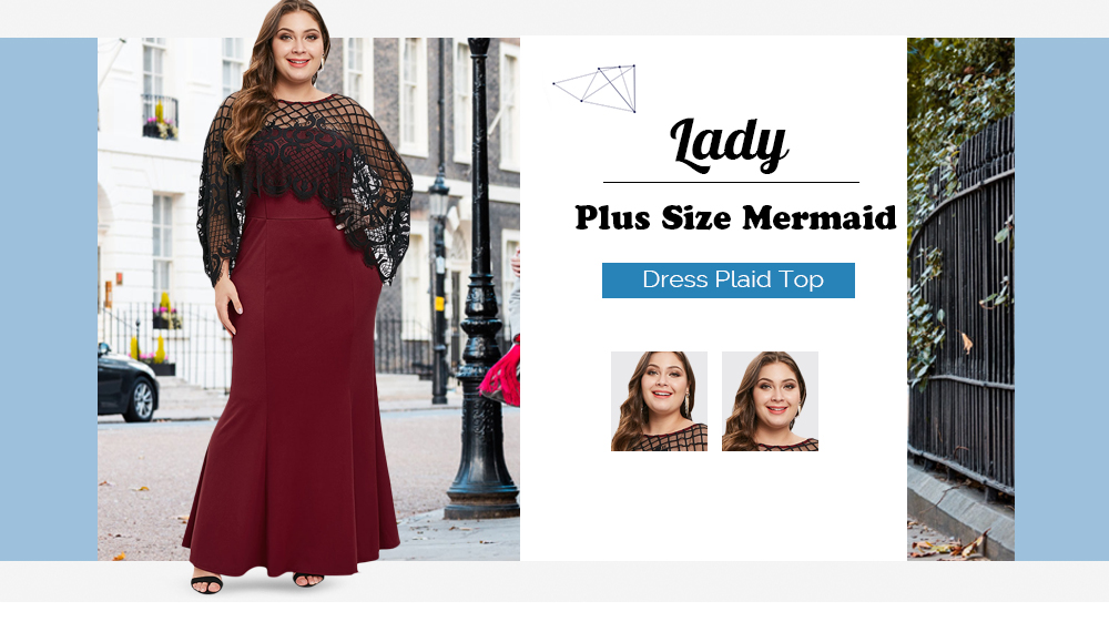 Plus Size Strapless Dress and Eyelash Hem Top