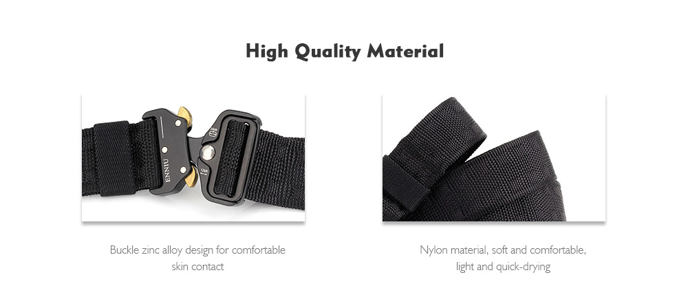 ENNIU Adjustable Multi-function Nylon Tactical Military Weavin Belt