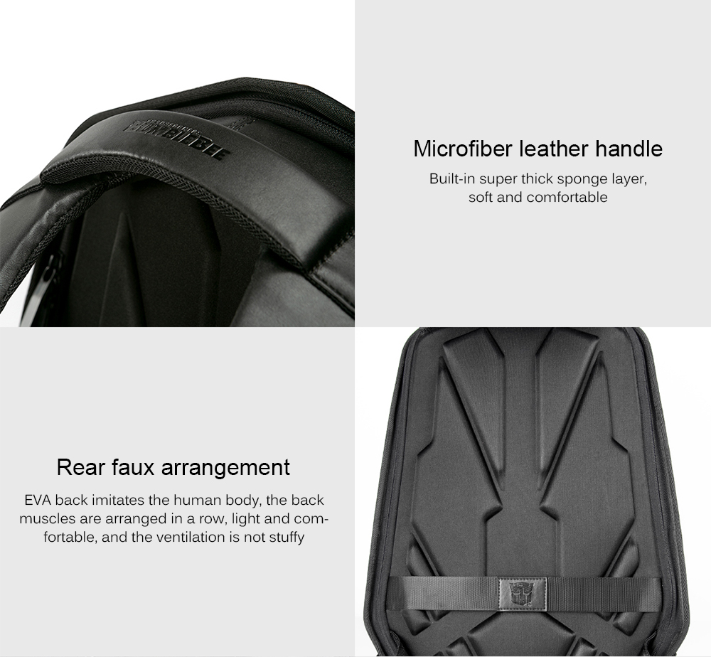 Fashionable Polyhedron Computer Backpack from Xiaomi youpin