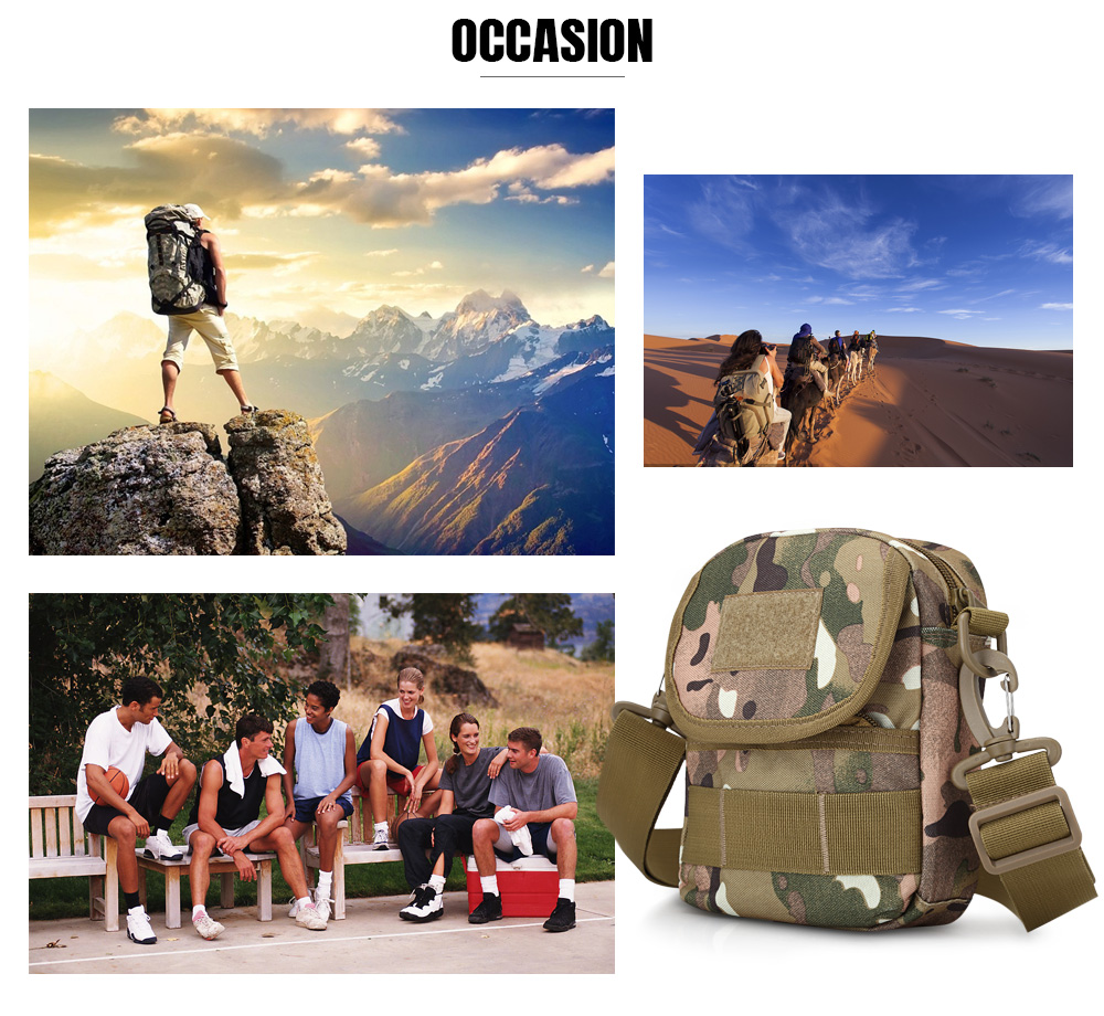 Outdoor Tactical Casual Sports Shoulder Chest Crossbody Men Bag