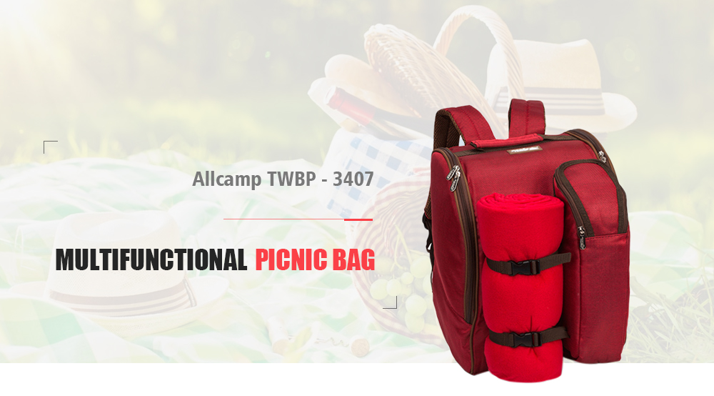 Allcamp TWBP - 3407 Nylon Picnic Bag